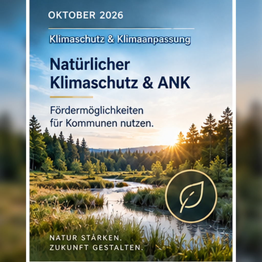 Monat Oktober von einer Landschaft mit Wald, Wiesen und Gewässer davor.