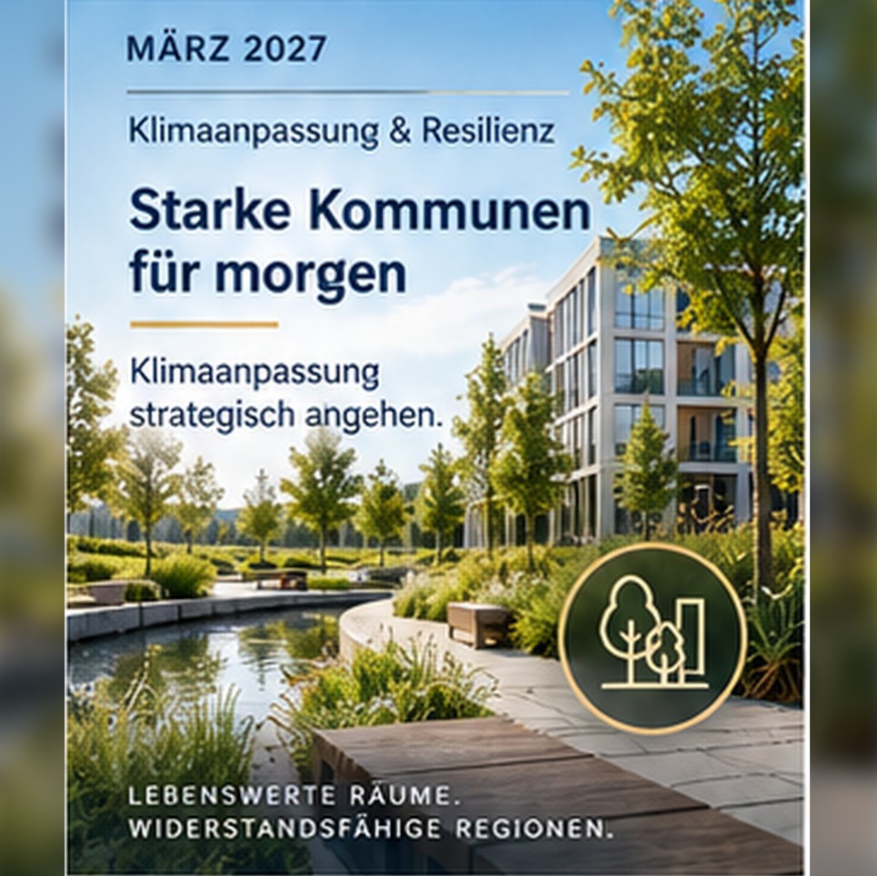 Öffentlicher Platz mit einem Fluss und Gebäuden am Ufer