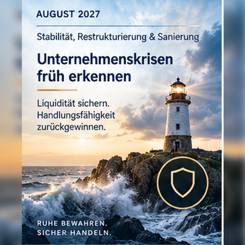 Ein Leuchtturm in der Brandung im Sonnenuntergang