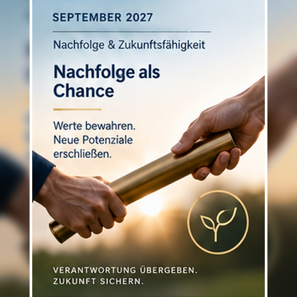 ein Staffelstab wird von einer Hand in die andere Hand übergeben.